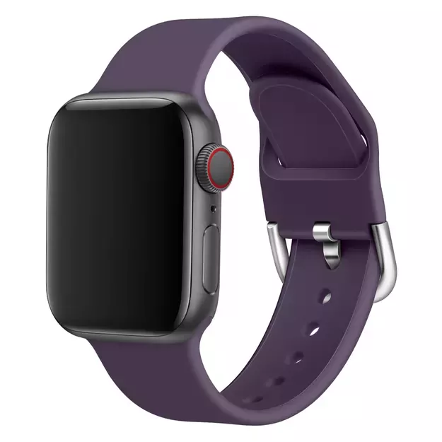 Silicone Strap APS for Apple Watch 38/40/41mm Strap Watchband - Red 7