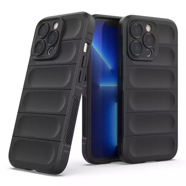 Magic Shield Case for iPhone 13 Pro flexible armored cover black 28