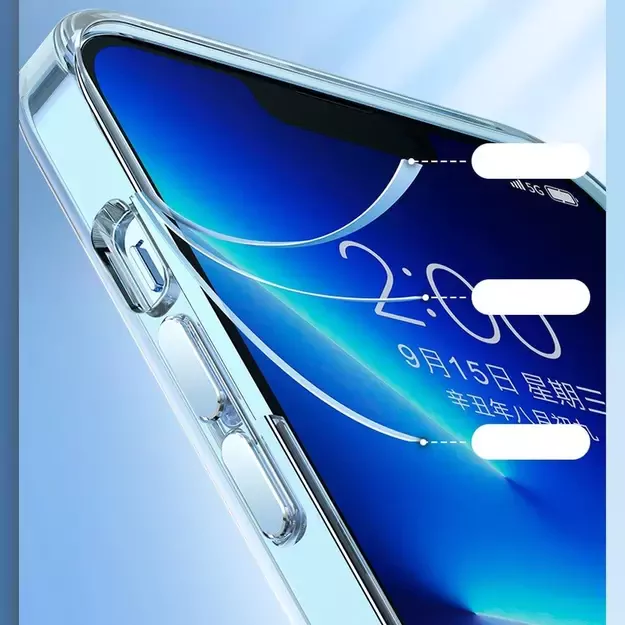 Kingxbar Elegant Series case iPhone 13 Pro case back cover transparent 21
