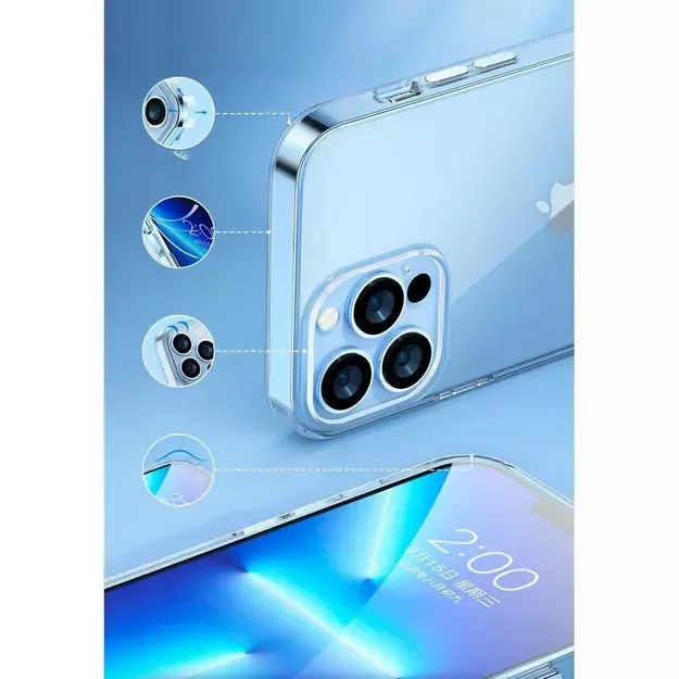 Kingxbar Elegant Series case iPhone 13 Pro case back cover transparent 15