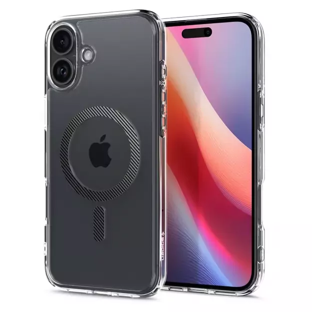 Spigen Ultra Hybrid MagSafe Carbon Fiber for iPhone 16 - Dark Gray 1