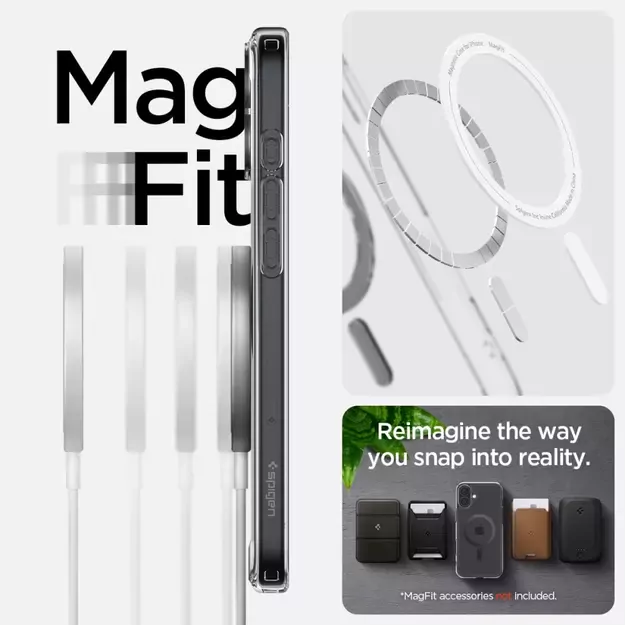 Spigen Ultra Hybrid MagSafe Carbon Fiber for iPhone 16 - Dark Gray 8