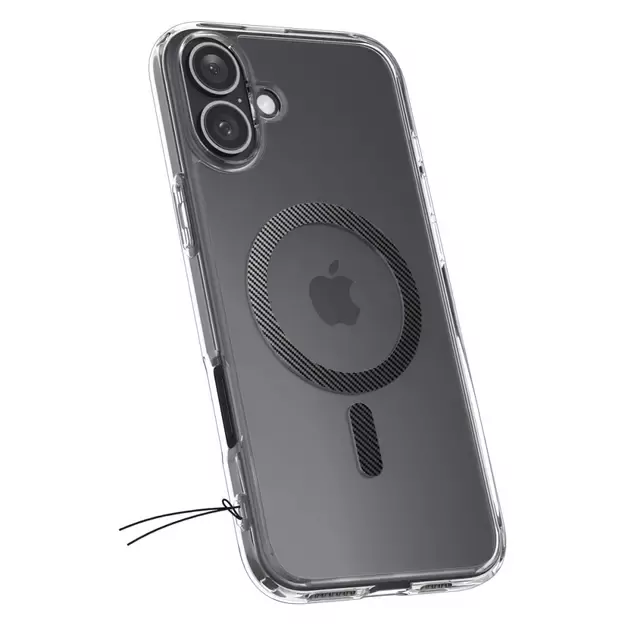 Spigen Ultra Hybrid MagSafe Carbon Fiber for iPhone 16 - Dark Gray 2