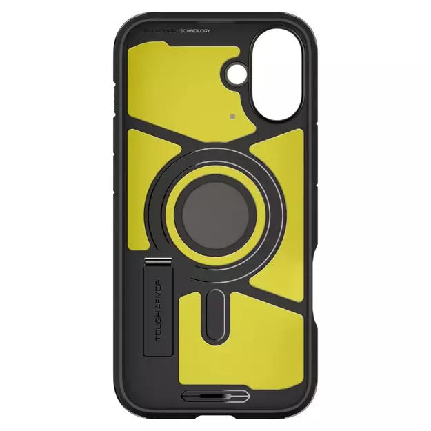 Spigen Tough Armor MagSafe case with stand for iPhone 16 - gunmetal 4
