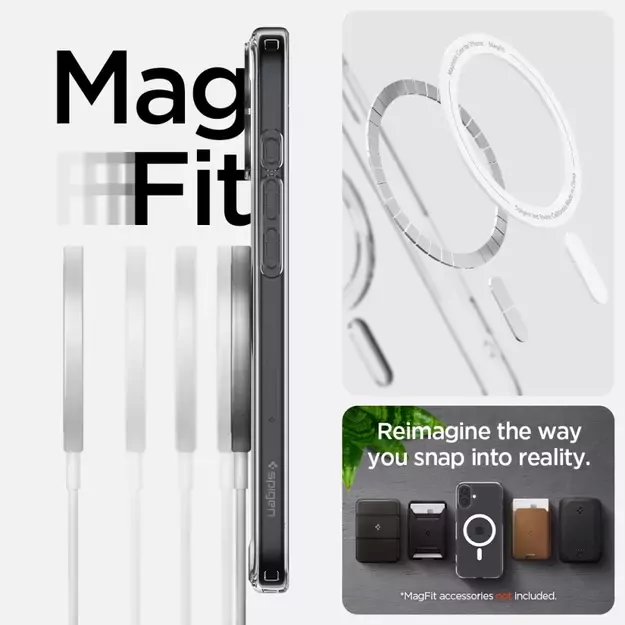 Spigen Ultra Hybrid Mag Case with MagSafe for iPhone 16 Plus - White 12