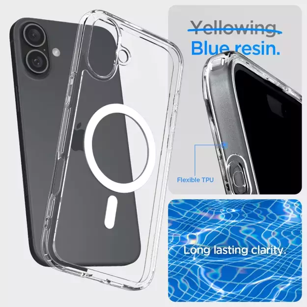 Spigen Ultra Hybrid Mag Case with MagSafe for iPhone 16 Plus - White 10
