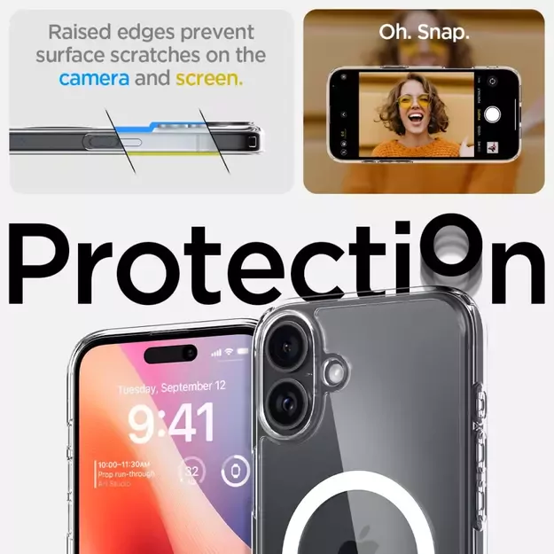 Spigen Ultra Hybrid Mag Case with MagSafe for iPhone 16 Plus - White 11