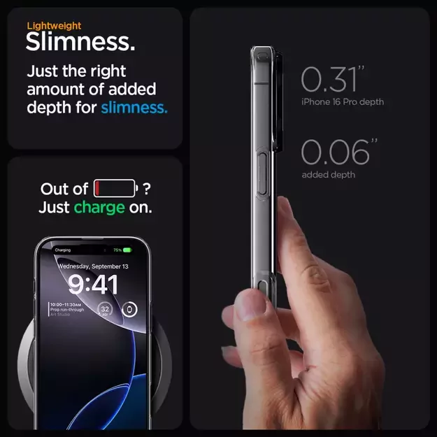 Spigen Liquid Crystal MagSafe Case for iPhone 16 Pro Max - Clear 16