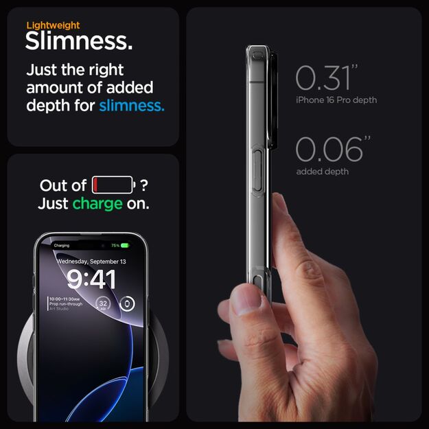 Spigen Liquid Crystal MagSafe Case for iPhone 16 Pro Max - Clear 11