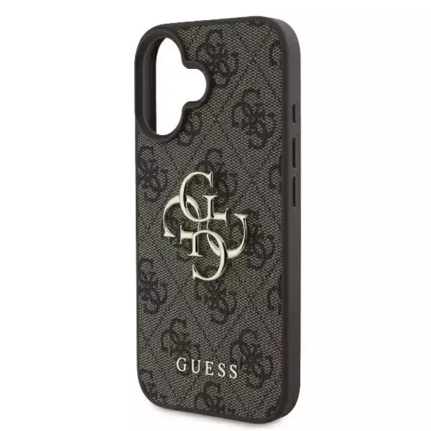 Guess 4G Big Logo iPhone 16 Case - Brown 11