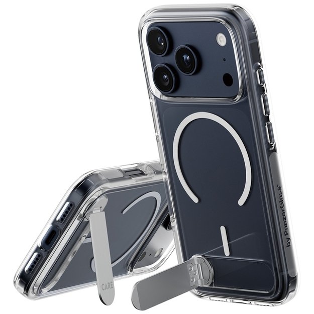 CARE by PanzerGlass Feature Case w. Kickstand MagSafe for iPhone 17 Pro - Clear 1