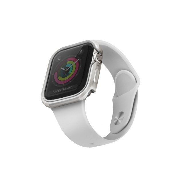 Uniq Valencia case for Apple Watch 4 / 5 / 6 / SE 40mm - silver