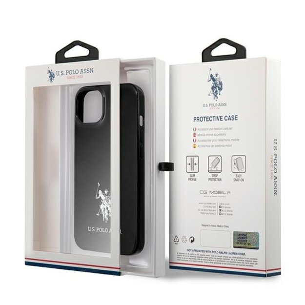 US Polo USHCP13SUMHK iPhone 13 mini 5.4&quot  black/black hardcase Horses Logo 6