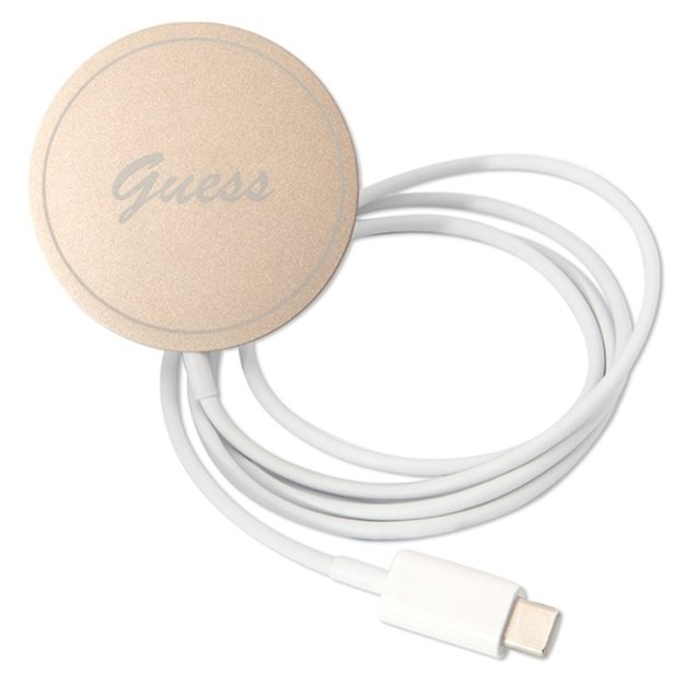 Set Guess GUBPN61H4EACSW Case+Charger iPhone 11 6.1  brown/brown hard case 4G Print MagSafe 7