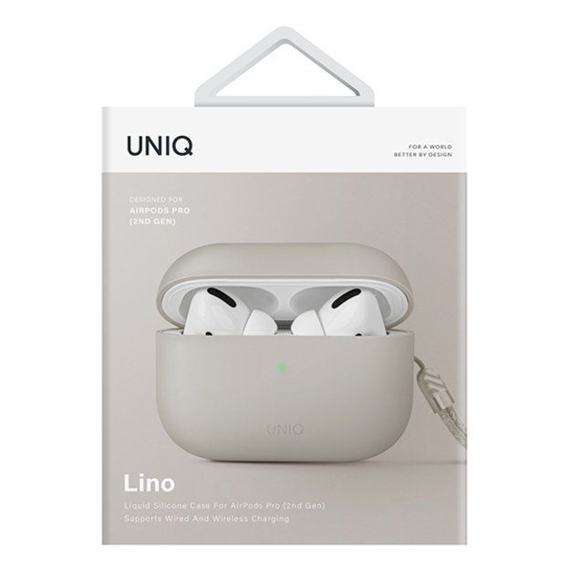 Uniq Lino case for AirPods Pro 2 - beige 4
