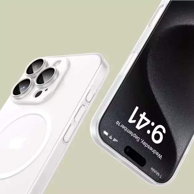 Tech-Protect MagSlim MagSafe Case for iPhone 16 Pro Max - White 7