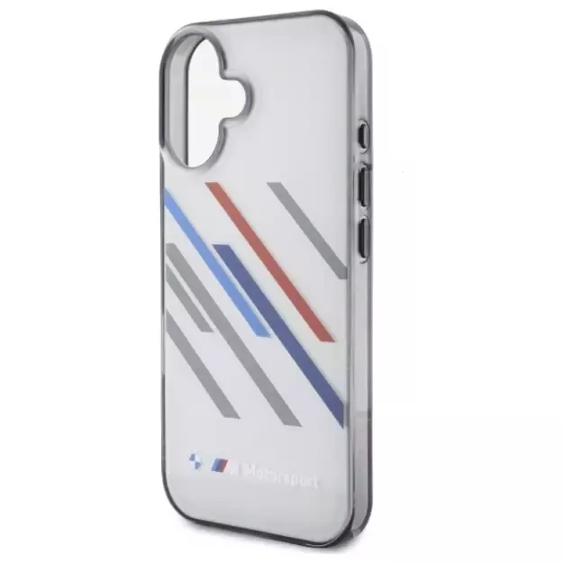 BMW Motosport IML Random Stripes iPhone 16 Case - Gray 12