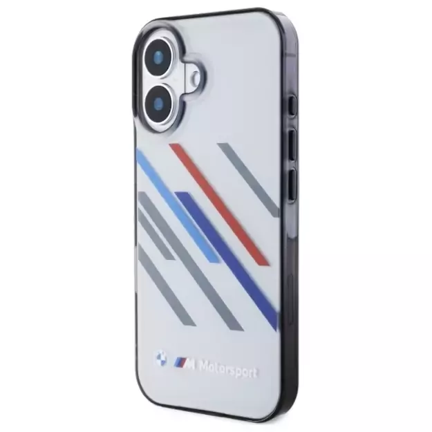 BMW Motosport IML Random Stripes iPhone 16 Case - Gray 8