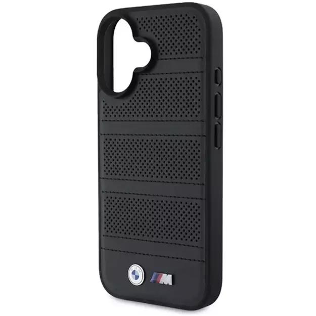 BMW M Perforated And Stitched Line MagSafe case for iPhone 16 - black 12