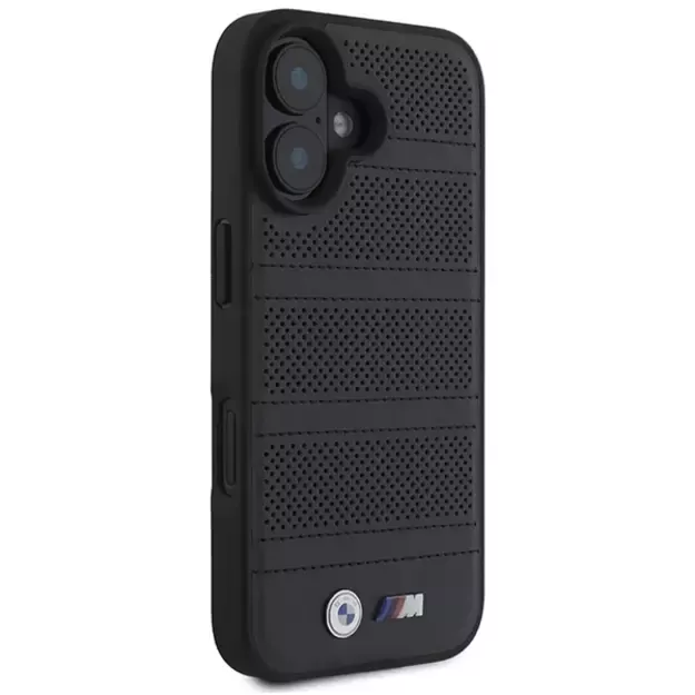 BMW M Perforated And Stitched Line MagSafe case for iPhone 16 - black 10