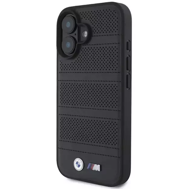 BMW M Perforated And Stitched Line MagSafe case for iPhone 16 - black 8