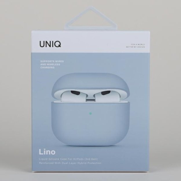 Uniq Lino case for AirPods 3 - blue 3