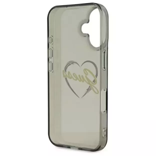 Guess IML Heart iPhone 16 Case - Black 13