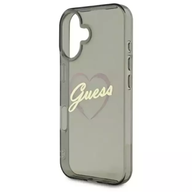Guess IML Heart iPhone 16 Case - Black 12