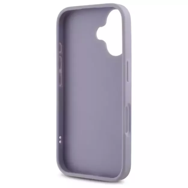 Guess Quilted Metal Logo case for iPhone 16 - light purple 6