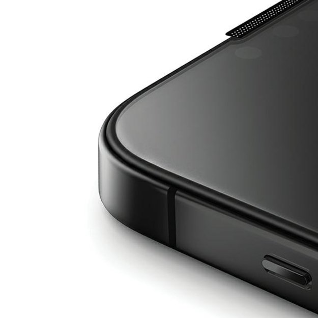 Uniq Optix Vivid glass for iPhone 15 / 14 Pro with applicator 2