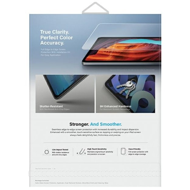 Uniq Optix Clear tempered glass with applicator for iPad Pro 13&quot  2024 6