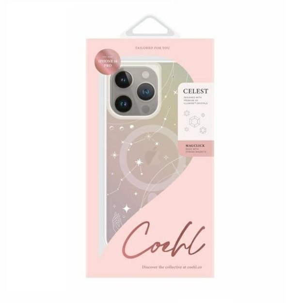 Uniq Coehl Celest Magnetic Charging Case for iPhone 16 Pro - Iridescent 4