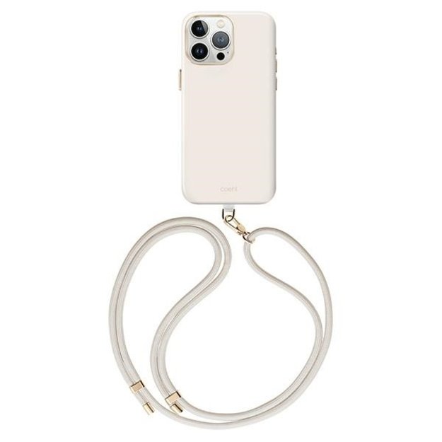 Uniq Coehl Creme MagSafe Case for iPhone 15 Pro Max 6.7&quot  - Beige