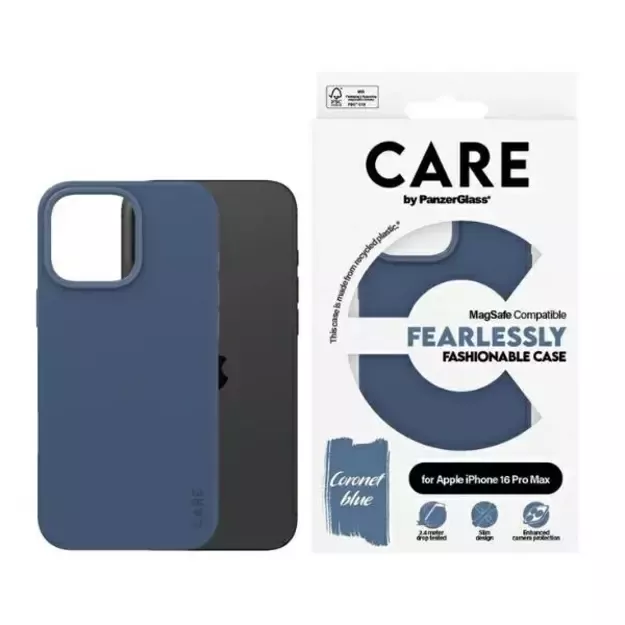 CARE by PanzerGlass Fashion Case iPhone 16 Pro Max 6.9&quot  blue/blue MagSafe 1384