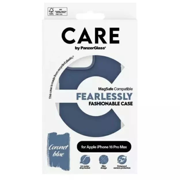 CARE by PanzerGlass Fashion Case iPhone 16 Pro Max 6.9&quot  blue/blue MagSafe 1384 3