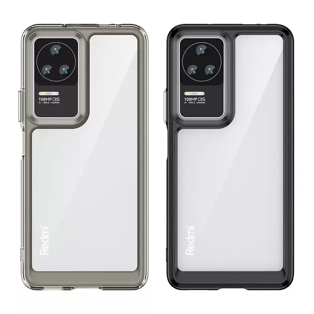 Outer Space Case for Xiaomi Poco F4 5G cover with a flexible frame blue 12