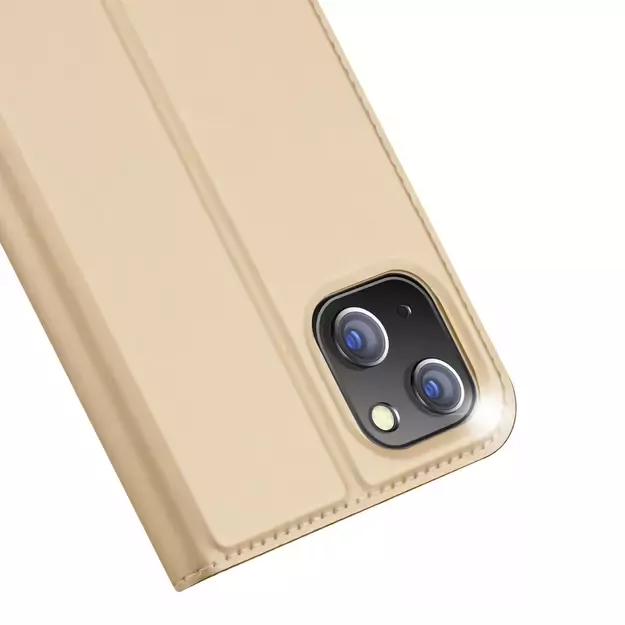Dux Ducis Skin Pro Holster Flip Cover for iPhone 14 Plus gold 17