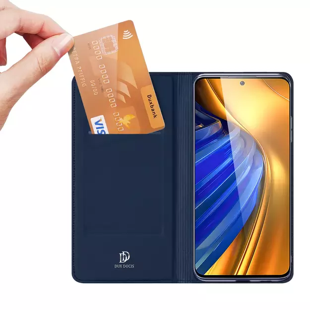 Dux Ducis Skin Pro Holster Cover Flip Cover for Xiaomi Poco F4 5G blue 21