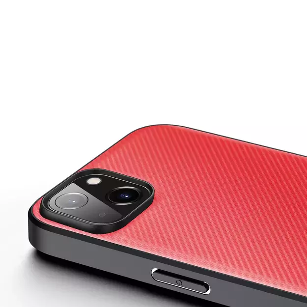 Dux Ducis Fino case cover made of nylon for iPhone 14 Plus red 28