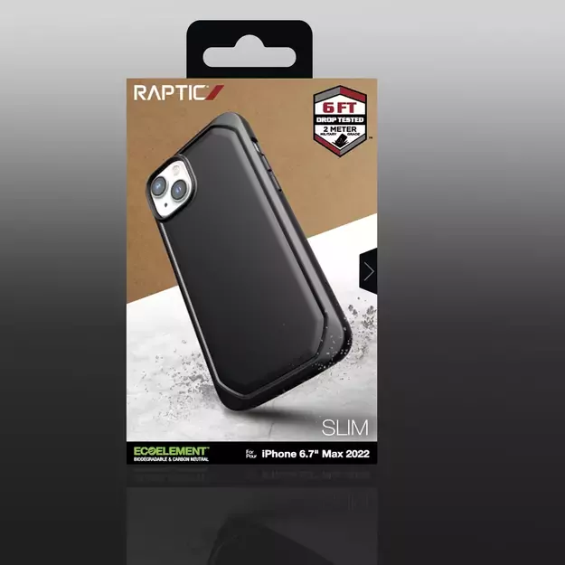 Raptic X-Doria Slim Case iPhone 14 Plus back cover black 6