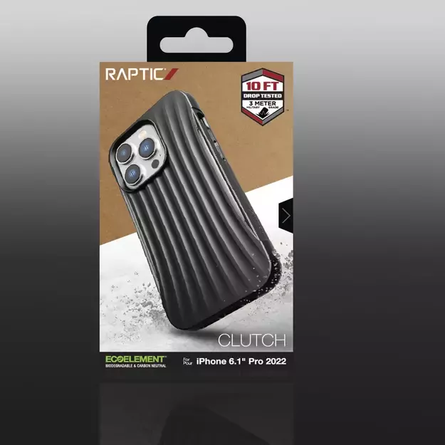Raptic X-Doria Clutch Case iPhone 14 Pro back cover black 10