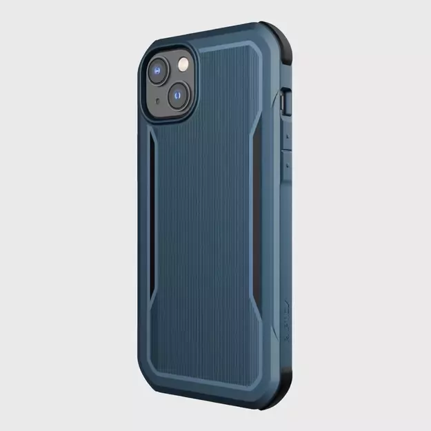 Raptic X-Doria Fort Case iPhone 14 Plus with MagSafe armored blue cover 5