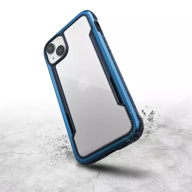 Raptic X-Doria Shield Case iPhone 14 armored cover blue 20