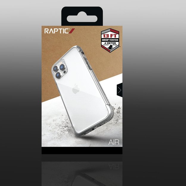 Raptic X-Doria Air Case for iPhone 14 Pro Max armored cover silver 7