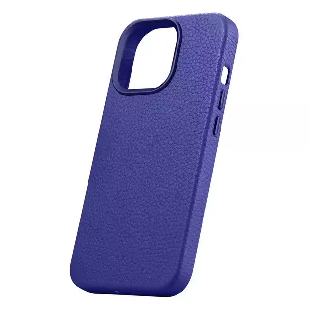 iCarer Litchi Premium Leather Case iPhone 14 Pro Magnetic Leather Case with MagSafe Dark Blue (WMI14220710-DB) 28