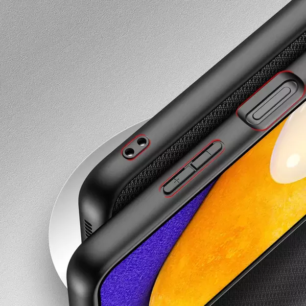 Dux Ducis Fino case covered with nylon material for Samsung Galaxy A03s black 6