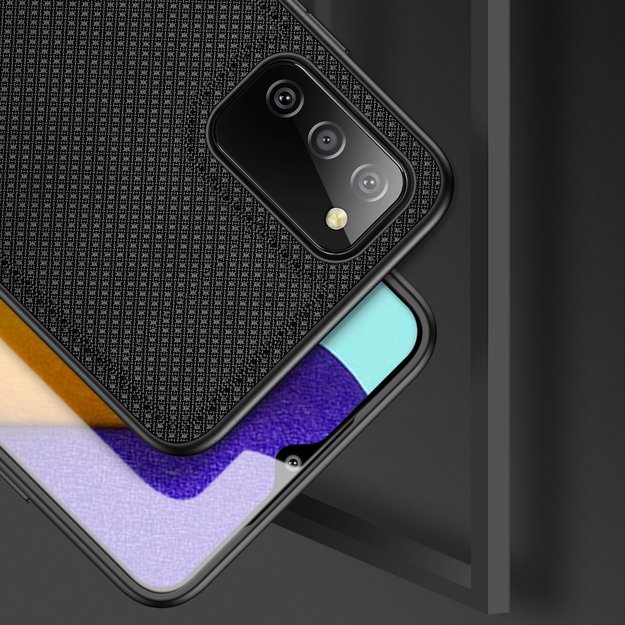 Dux Ducis Fino case covered with nylon material for Samsung Galaxy A03s black 12