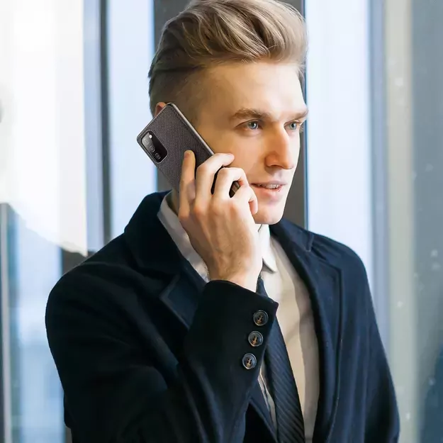 Dux Ducis Fino case covered with nylon material for Samsung Galaxy A03s black 7