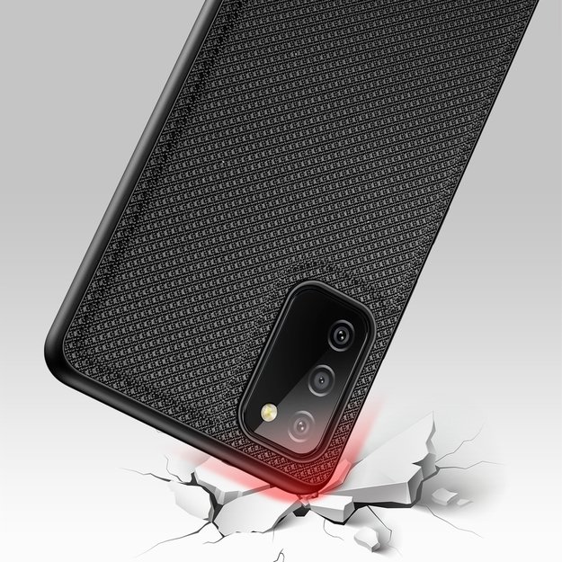 Dux Ducis Fino case covered with nylon material for Samsung Galaxy A03s black 14