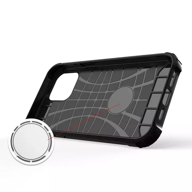 Hybrid Armor Case Tough Rugged Cover for iPhone 13 Pro silver 4